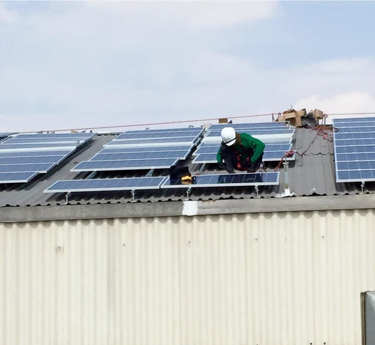 3.4MW roof project was installed in Mexico