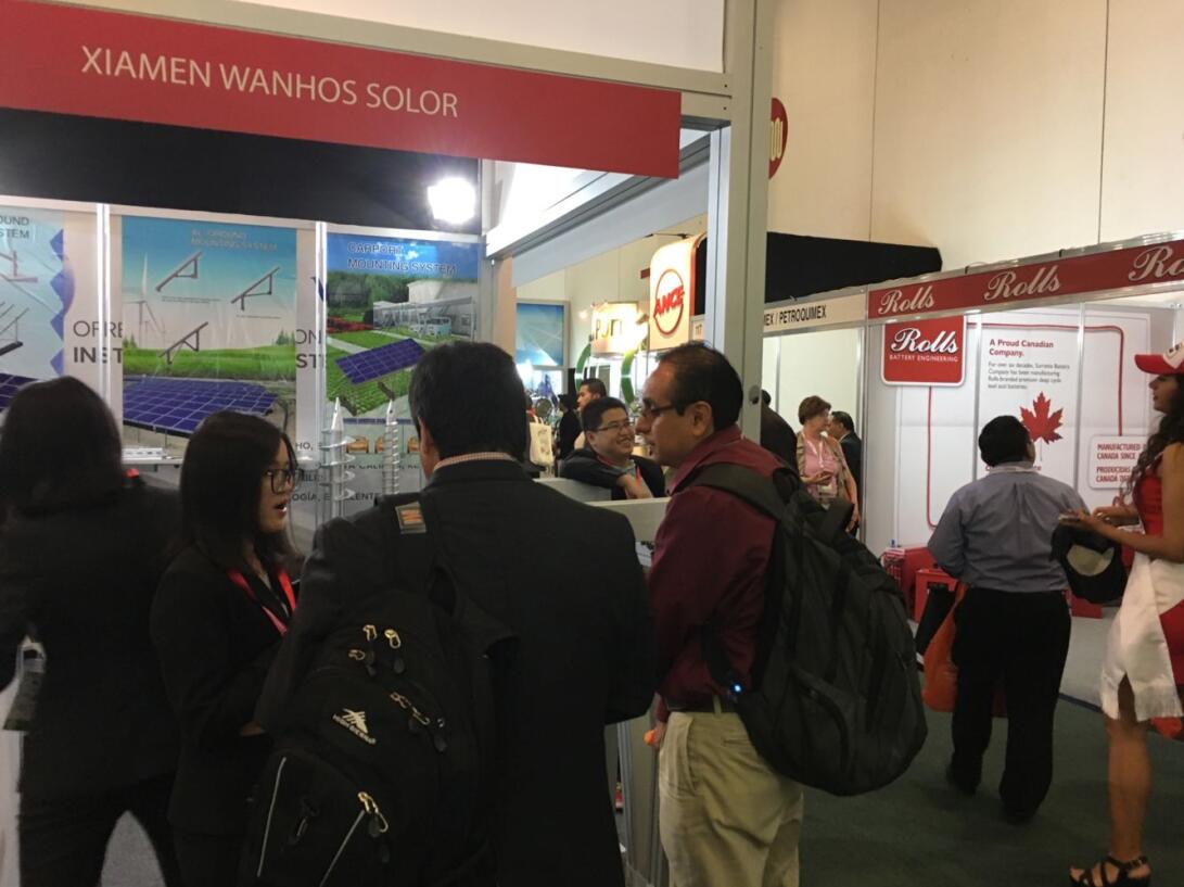 Wanhos Solar Attened The Green Expo Held In Mexico City Sep. 5-7