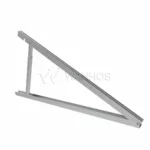 Triangular solar mounting tribracket from Wanhos, designed for flat roof installations. Features AL6005-T5 aluminum construction and durable anodized coating for solar panel support.