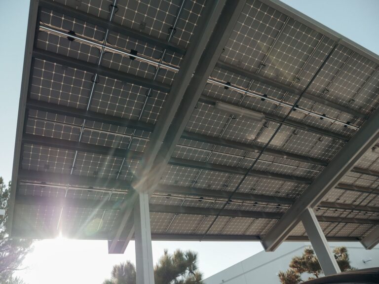 solar carport mounting system project application