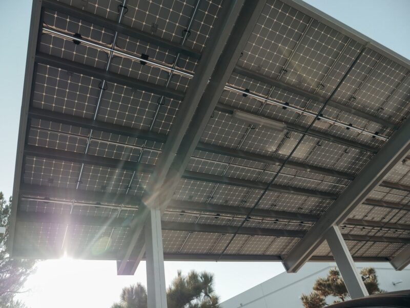 easy-install solar carport brackets application