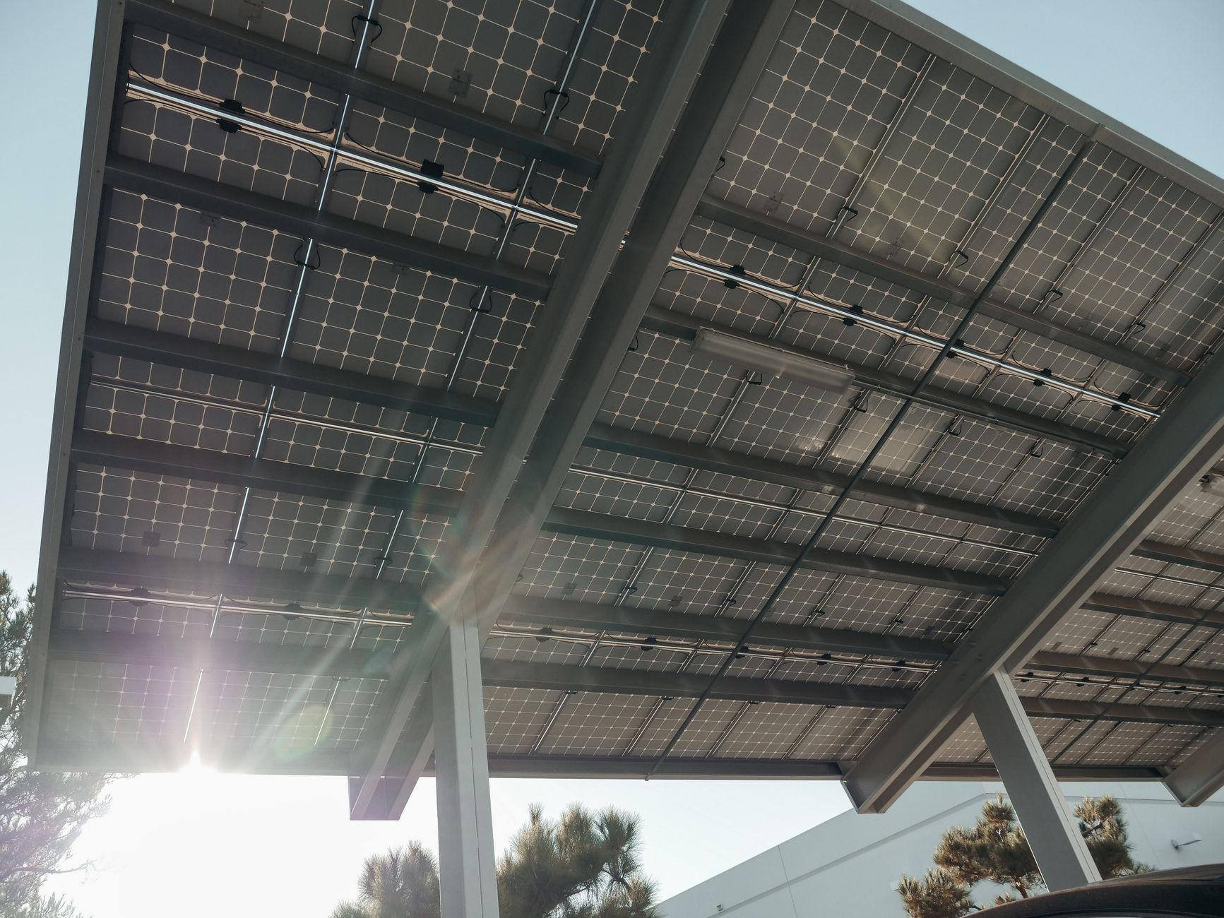 easy-install solar carport brackets application